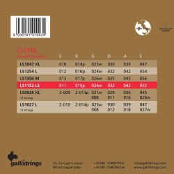 Gallistrings LS1152 Phosphor Bronze 11-52 western strenge