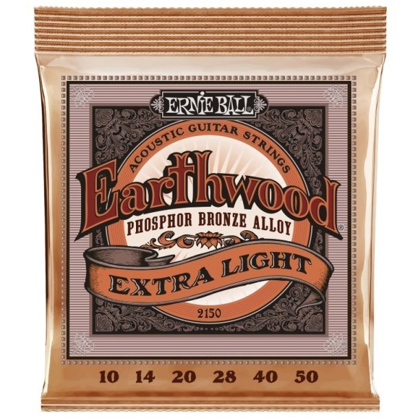 Ernie Ball 2150 Earthwood 10-50 Extra Light 