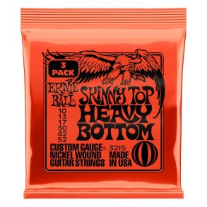 Ernie Ball 3215 10-52 Skinny Top Heavy Bottom 3-pack 