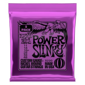 Ernie Ball 3220 11-48 Power Slinky 3-pak
