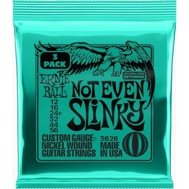 Ernie Ball 3626 12-56 Not Even Slinky 3-Pack