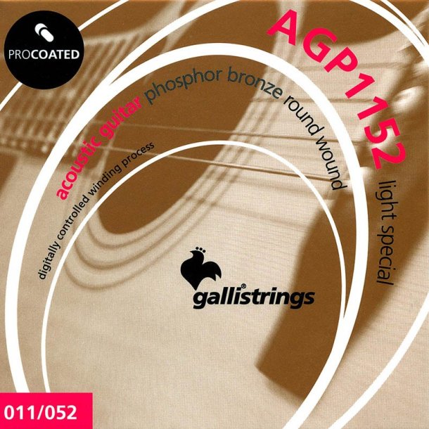 Gallistrings AGP1152 Coated Phosphor Bronze 11-52