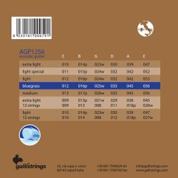 Gallistrings AGP1256 Coated Phosphor Bronze 12-56