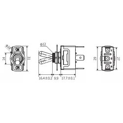Amparts POA701 Power omskifter