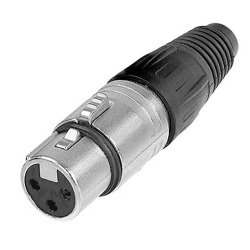 Audiocon NC3FX XLR stik, hun, 3-polet