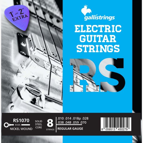 Gallistrings RS 1070-8 elguitarstrenge